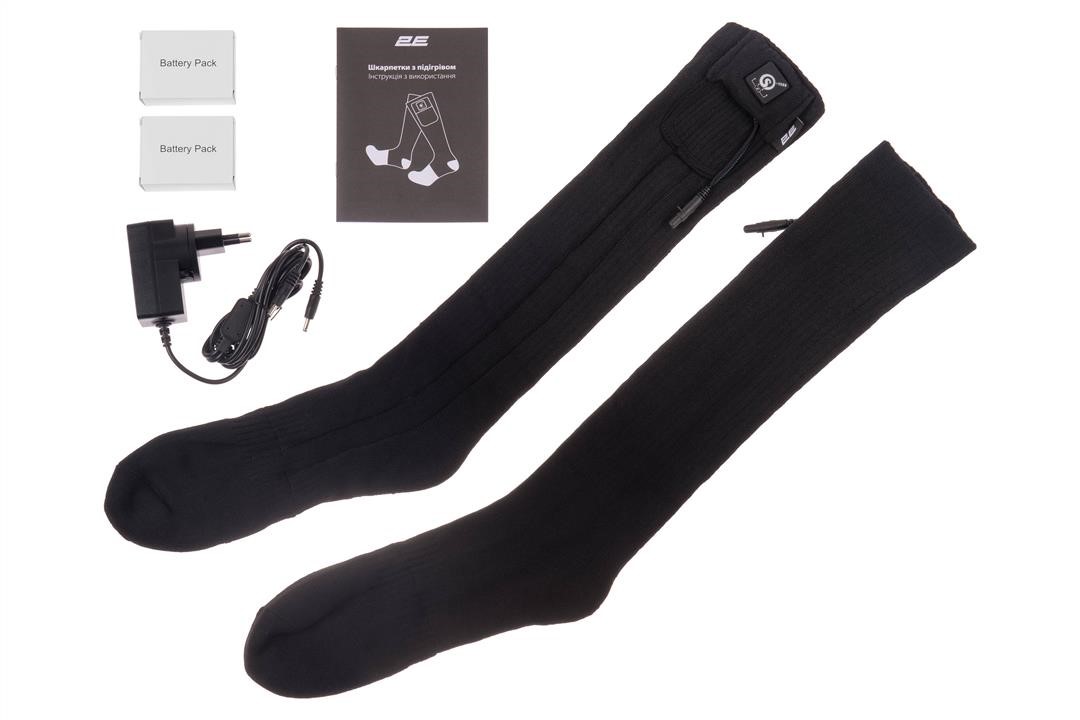 2E Tactical Race Plus Black High Heated Socks, Size S – price
