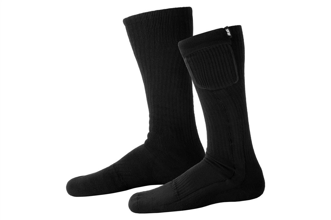 Race Black Heated Socks With Remote Control, Size S 2E Tactical 2E-HSRCS-BK