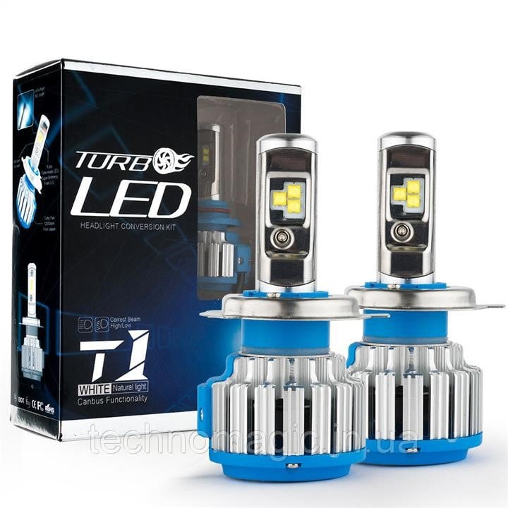 TurboLed 00-00007265 LED Lamp Set Tungsram T1 H27 6000K 50W 12/24v CanBus 0000007265