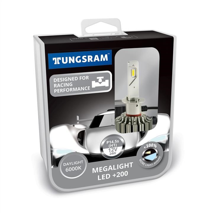 Tungsram TU60410.2K LED Lamp Set Tungsram Megalight LED 200 12V H1 24W 6000K TU604102K