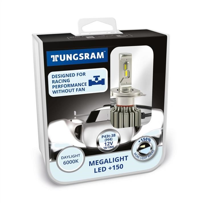 Tungsram TU60430.2K LED Lamp Set Tungsram Megalight LED 200 12V H4 24W 6000K TU604302K
