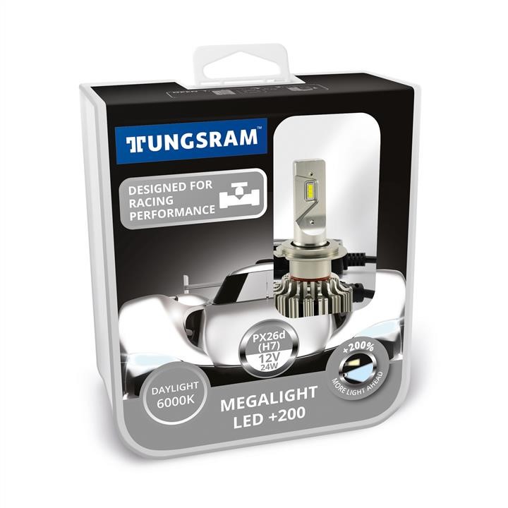 Tungsram TU60450.2K LED Lamp Set Tungsram Megalight LED 200 12V H7 24W 6000K TU604502K