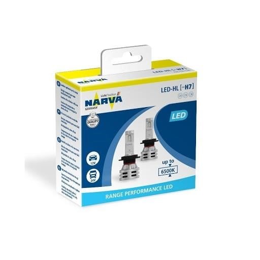 Narva 18033 LED Lamp Set Narva Performance H7 12/24v 24W 6500K 18033