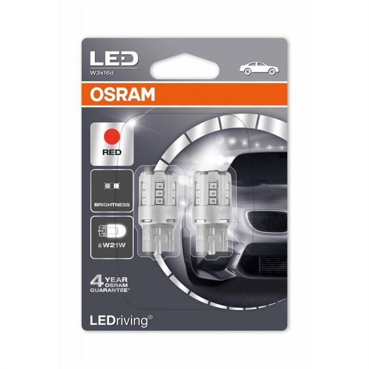 Osram 7705R-BLI2 LED Lamp Set Osram W21W 12V W3X16d 7705RBLI2