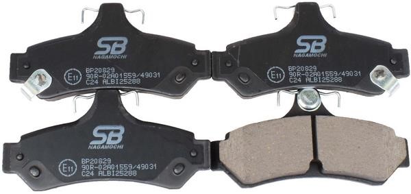 SB BP20829 Brake Pad Set, disc brake BP20829