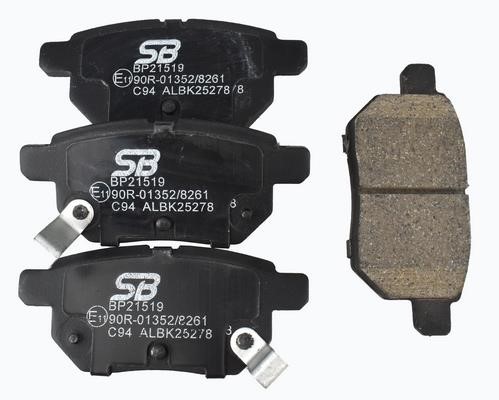 SB BP21519 Brake Pad Set, disc brake BP21519