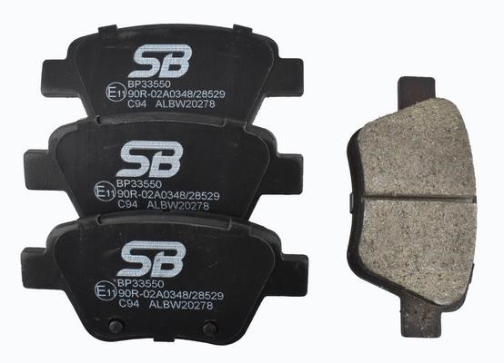 SB BP33550 Brake Pad Set, disc brake BP33550