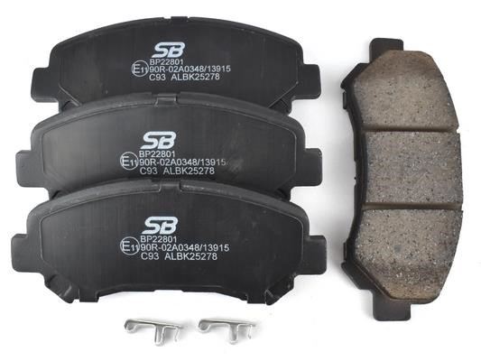 SB BP22801 Brake Pad Set, disc brake BP22801