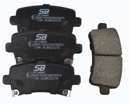 SB BP34840 Brake Pad Set, disc brake BP34840