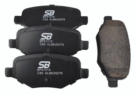 SB BP51019 Brake Pad Set, disc brake BP51019
