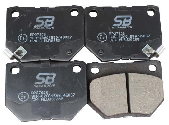 SB BP27800 Brake Pad Set, disc brake BP27800