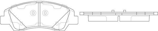 SB BP11005 Brake Pad Set, disc brake BP11005