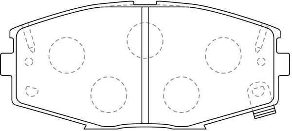 SB BP21141 Brake Pad Set, disc brake BP21141