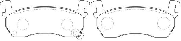 SB BP22131 Brake Pad Set, disc brake BP22131