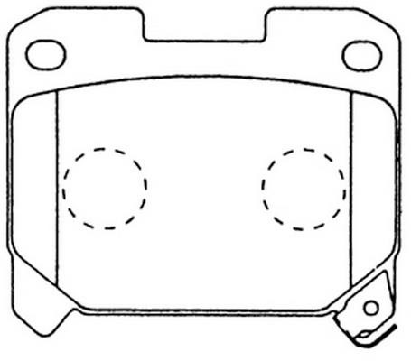 SB BP21361 Brake Pad Set, disc brake BP21361
