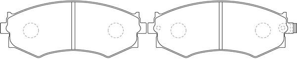 SB BP22176 Brake Pad Set, disc brake BP22176