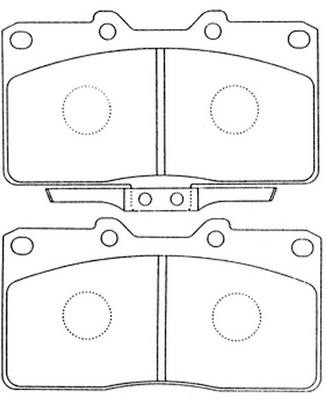 SB BP23352 Brake Pad Set, disc brake BP23352