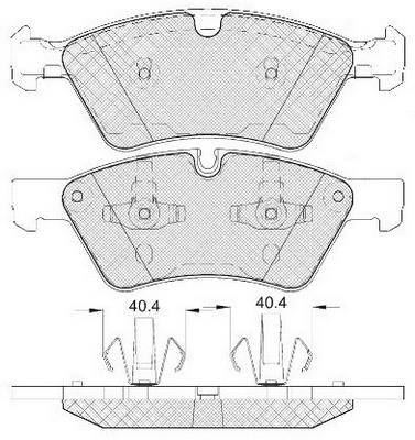 SB BP31500W Brake Pad Set, disc brake BP31500W