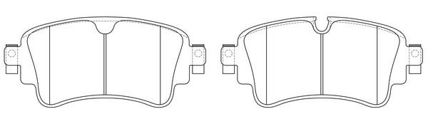 SB BP33008 Brake Pad Set, disc brake BP33008