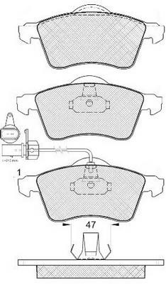 SB BP33108W Brake Pad Set, disc brake BP33108W