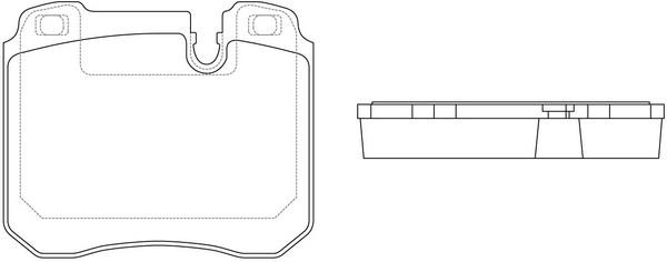 SB BP32059 Brake Pad Set, disc brake BP32059