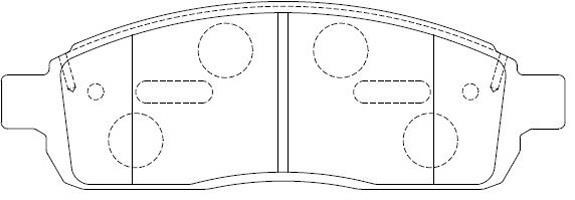 SB BP51066 Brake Pad Set, disc brake BP51066