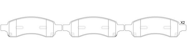 SB BP52517 Brake Pad Set, disc brake BP52517