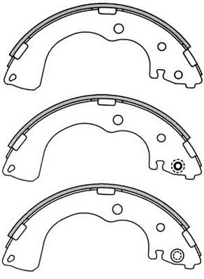 SB BS25402 Brake shoe set BS25402