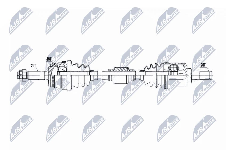 NPWHY605 NTY Drive shaft