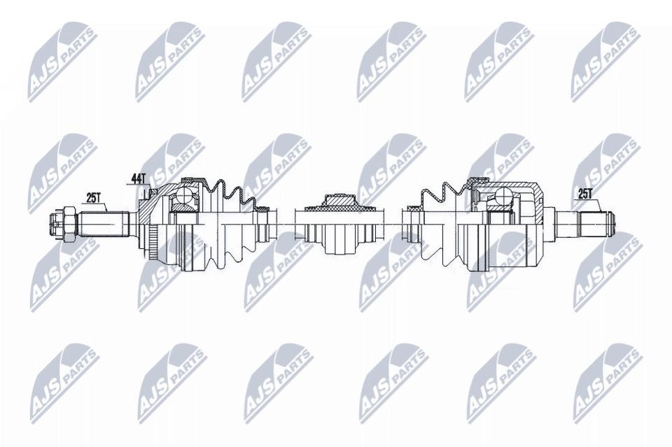 Driveshaft Hyundai Matrix: NPWHY613 NTY Drive shaft