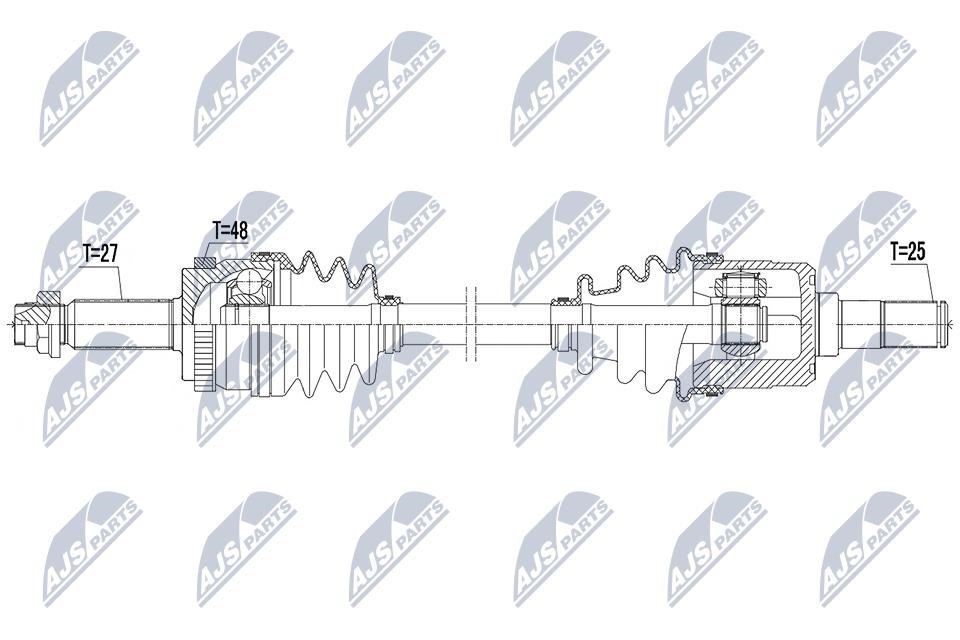 NPWKA392 NTY Drive shaft