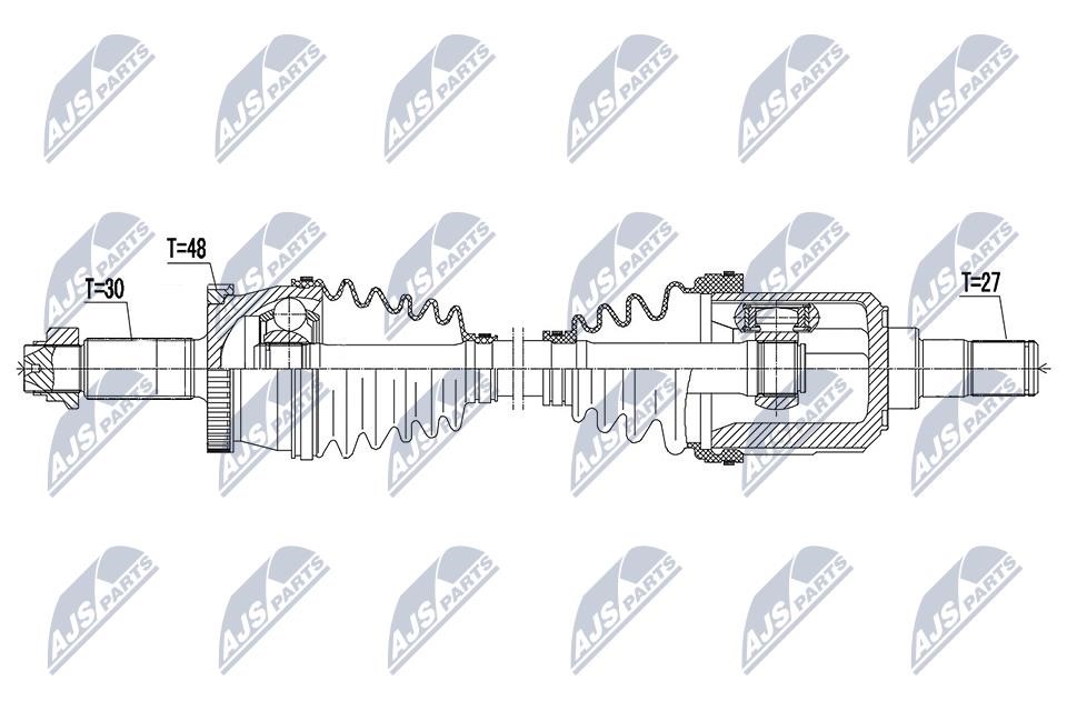 NPWKA400 NTY Drive shaft