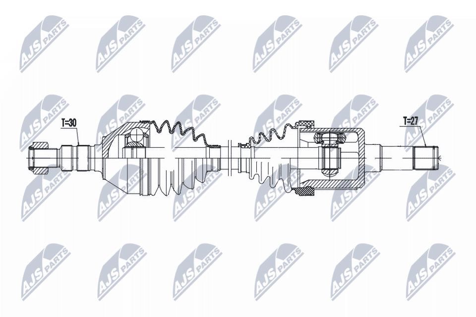NPWPL142 NTY Drive shaft