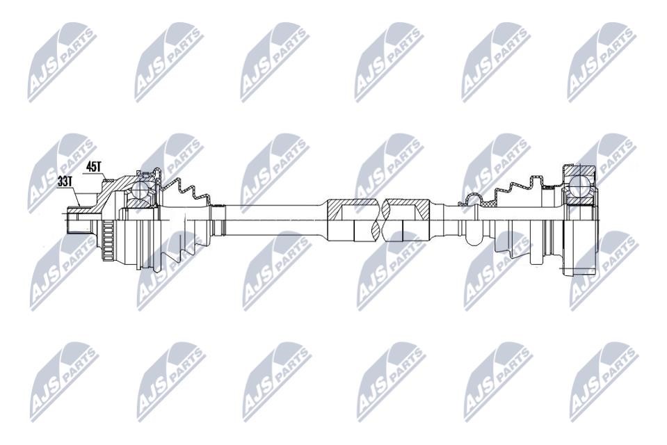 NPWAU042 NTY Drive shaft