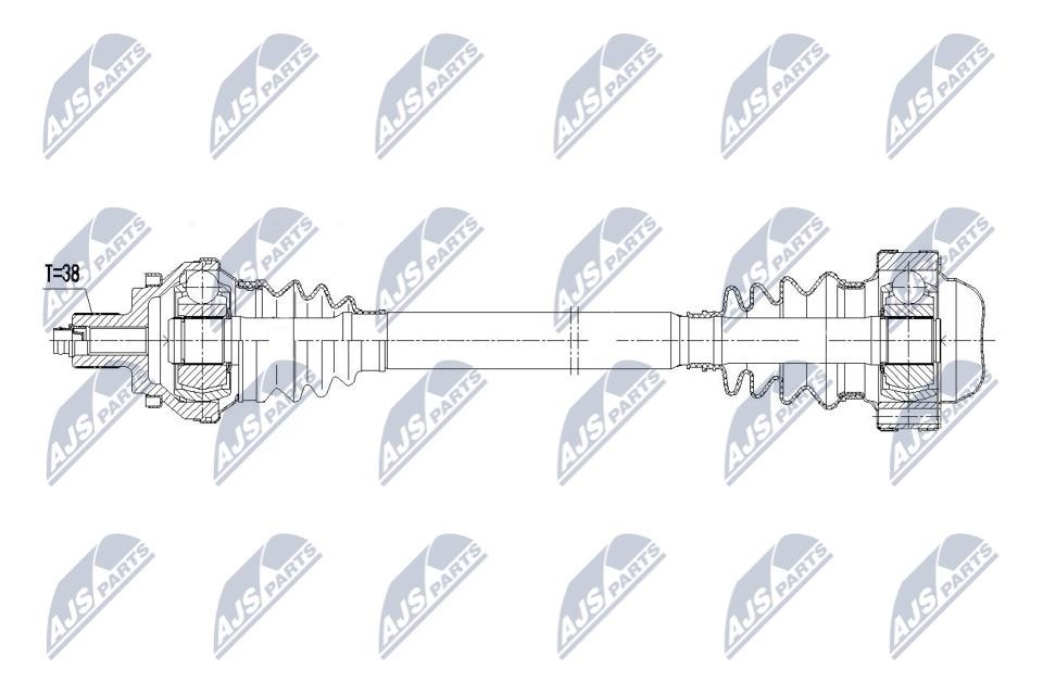 NPWAU044 NTY Drive shaft