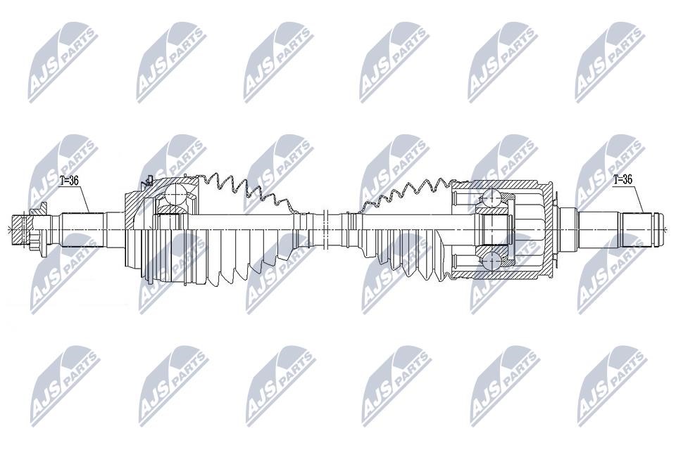 NPWTY181 NTY Drive shaft
