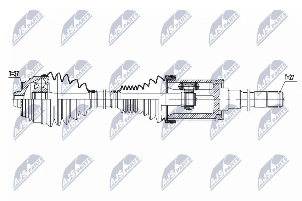 NPWBM180 NTY Drive shaft