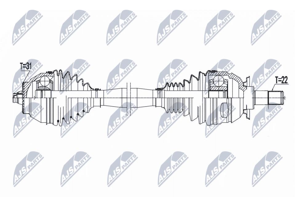 NPWBM184 NTY Drive shaft