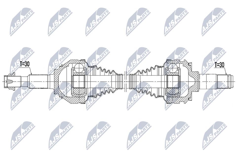 NPWTY182 NTY Drive shaft