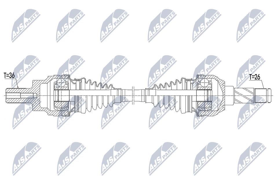 NPWVV144 NTY Drive shaft