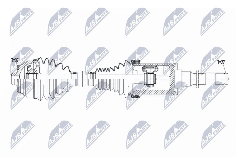 Axle shaft BMW 5 series: NPWBM178 NTY Drive shaft