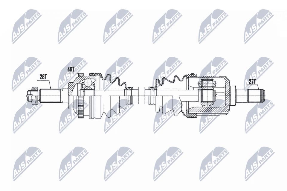 NPWKA388 NTY Drive shaft