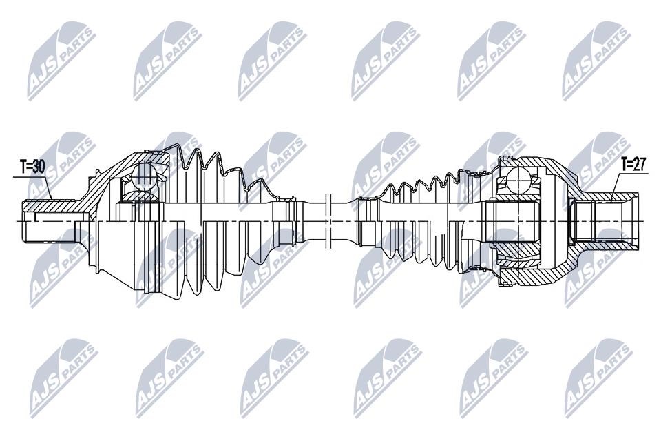 NPWME158 NTY Drive shaft