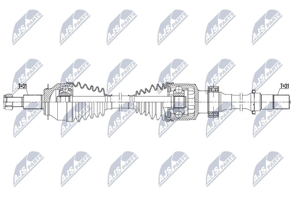 Axle shaft Mazda CX-5: NPWMZ082 NTY Drive shaft