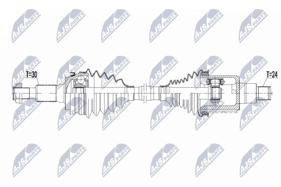 NPWPS006 NTY Drive shaft