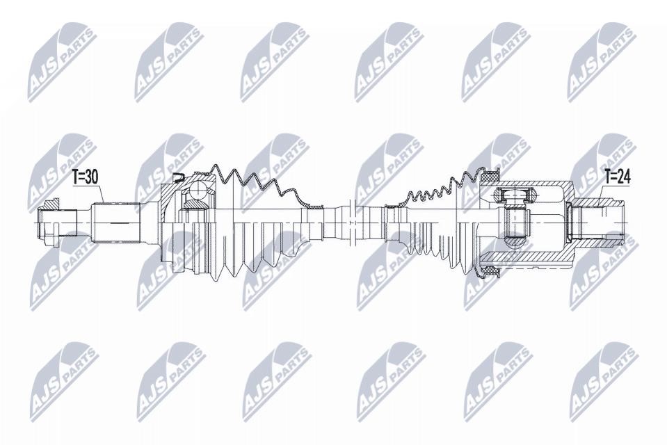 NPWPS007 NTY Drive shaft