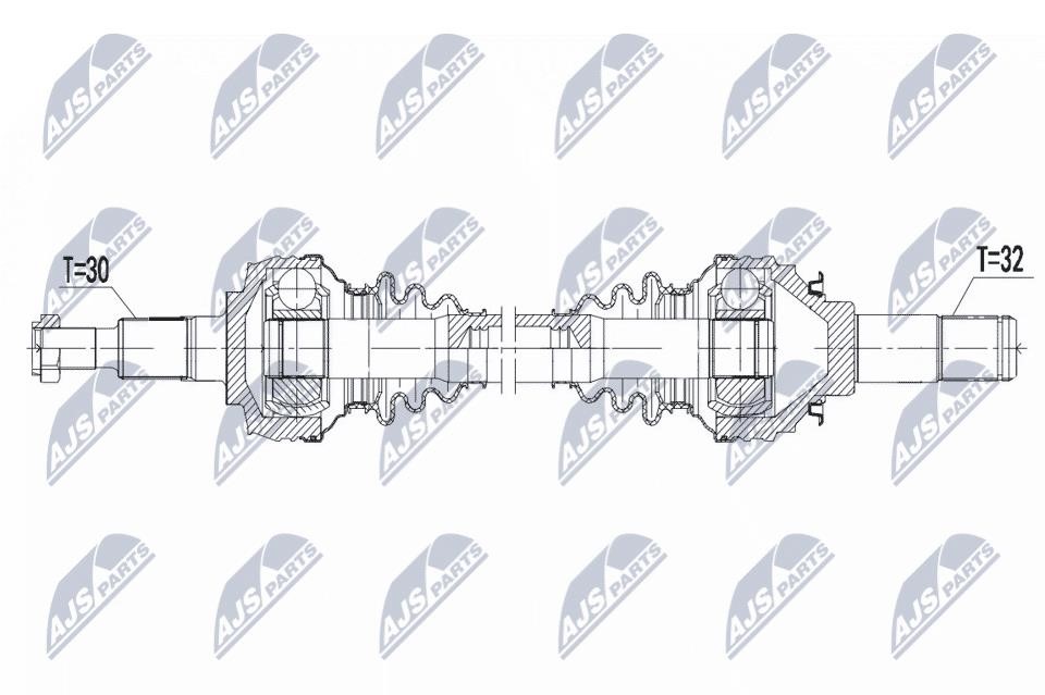 NPWPS008 NTY Drive shaft