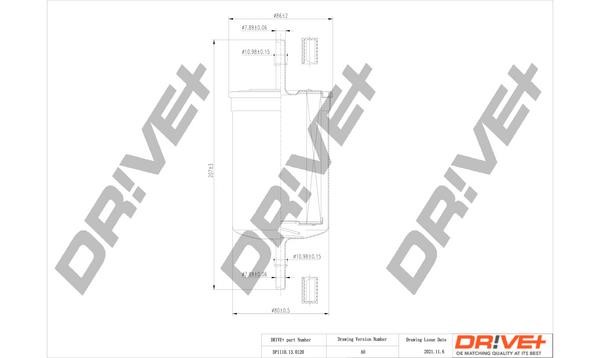 Dr!ve+ DP1110.13.0120 Fuel filter DP1110130120