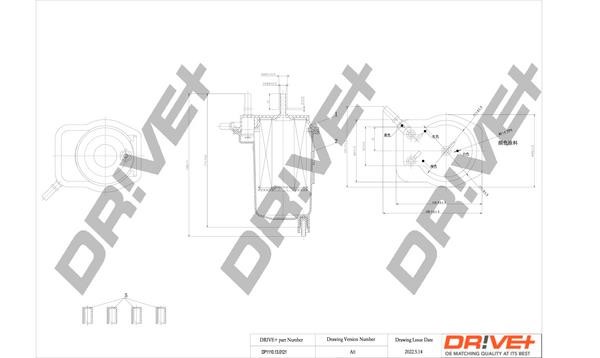 Dr!ve+ DP1110.13.0121 Fuel filter DP1110130121