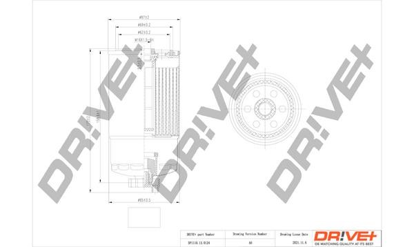 Dr!ve+ DP1110.13.0124 Fuel filter DP1110130124
